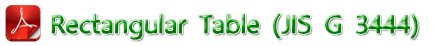 Rectangular Table (JIS G 3444)